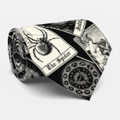 ゴシック様式ウィッチクラフトタロットカードマジシャンネックタイ ネクタイ (ロール)