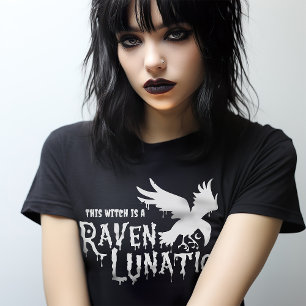 ゴシック様式ウィッチクラフトレイヴン狂ゴシック魔女 Tシャツ