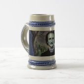 ゴシック様式エドガー・アラン・ポー ビールジョッキ (正面左)