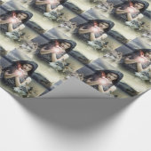 ゴシック様式オオカミ ラッピングペーパー (角)