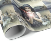 ゴシック様式オオカミ ラッピングペーパー (ロールコーナー)