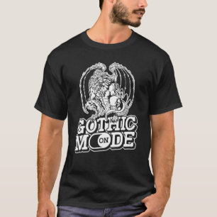 ゴシック様式オン暗色芸術的スタイルゴシックゴシック Tシャツ