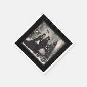 ゴシック様式クリスマス スタンダードカクテルナプキン (角)