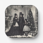 ゴシック様式クリスマス ペーパープレート (正面)