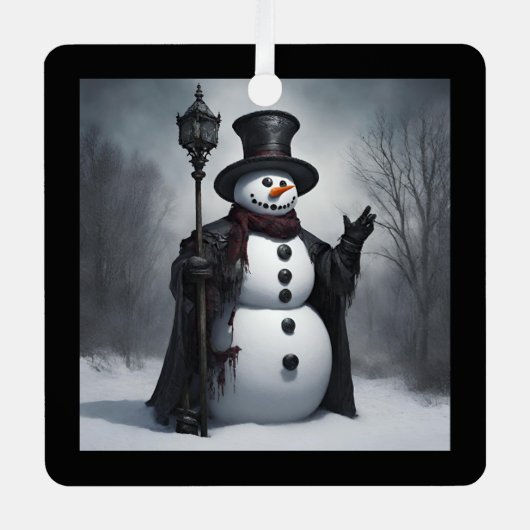 ゴシック様式クリスマス メタルオーナメント (正面)