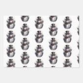 ゴシック様式クリスマス ラッピングペーパーシート (正面3)