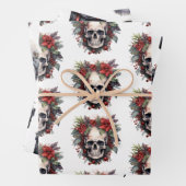 ゴシック様式クリスマス ラッピングペーパーシート (インサイチュ)