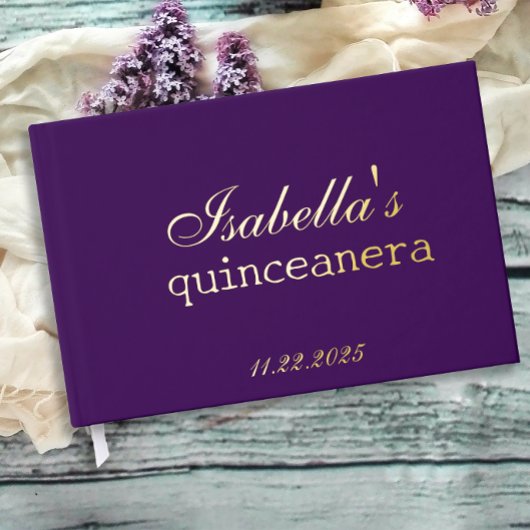 ゴシック様式グラムクインズパープル ゲストブック