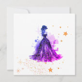 ゴシック様式グラムクインズパープル サンキューカード (裏面)