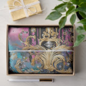 ゴシック様式シャビーグラムAデコページ紙 薄葉紙 (ギフト)