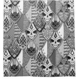 ゴシック様式シールド シャワーカーテン