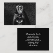 ゴシック様式スカルの女性 名刺 (正面/裏面)