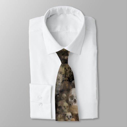 ゴシック様式スカル ネクタイ (タイ)