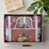 ゴシック様式スケルトンスカルジャンクジャーナルの切り離し 薄葉紙 (ギフト)