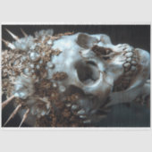 ゴシック様式スケルトンスカルデクページティッシュペーパー 薄葉紙 (正面)