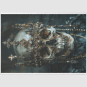 ゴシック様式スケルトンスカルデクページティッシュペーパー 薄葉紙 (正面)