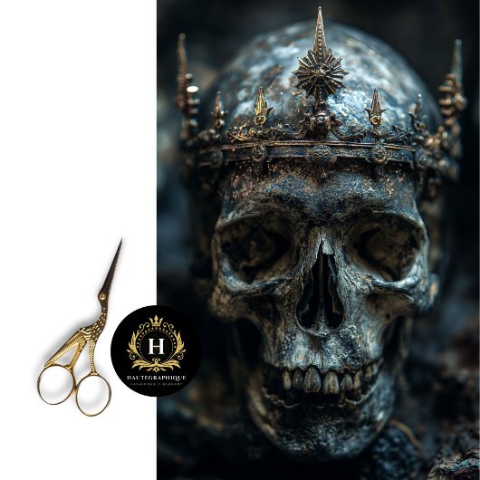 ゴシック様式スケルトンスカルデクページティッシュペーパー 薄葉紙