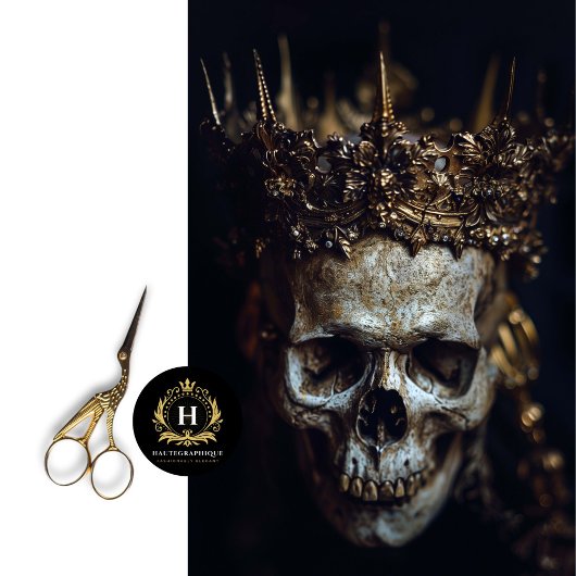 ゴシック様式スケルトンスカルデクページティッシュペーパー 薄葉紙