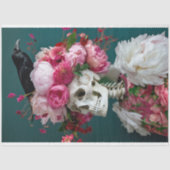 ゴシック様式スケルトンピンクフローラレイヴンダークデコップス 薄葉紙 (正面)