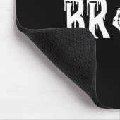 ゴシック様式スケルトン結婚ブライドのたった今結婚しました不気味 マウスパッド (コーナー)