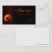 ゴシック様式スタイルの名刺 名刺 (正面/裏面)