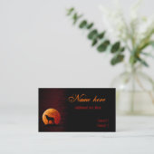 ゴシック様式スタイルの名刺 名刺 (スタンド正面)