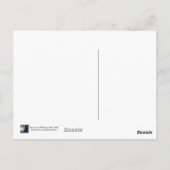 ゴシック様式スチームパンクロリータデジタルアートポストカード ポストカード (裏面)