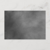 ゴシック様式ダークムーディモノクロバラ結婚ズ エンクロージャーカード (裏面)