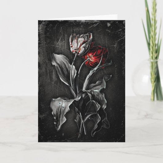 ゴシック様式チューリップ カード (正面)