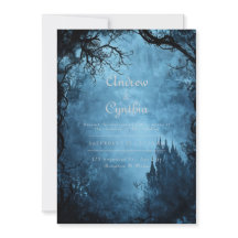 ゴシック様式トワイライト結婚式招待状