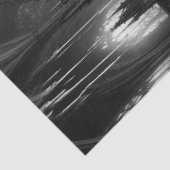 ゴシック様式ドリップ：白黒のカテドラルデコップページ 薄葉紙 (詳細)