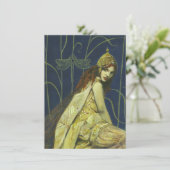 ゴシック様式ニンフ招待状 招待状 (スタンド正面)