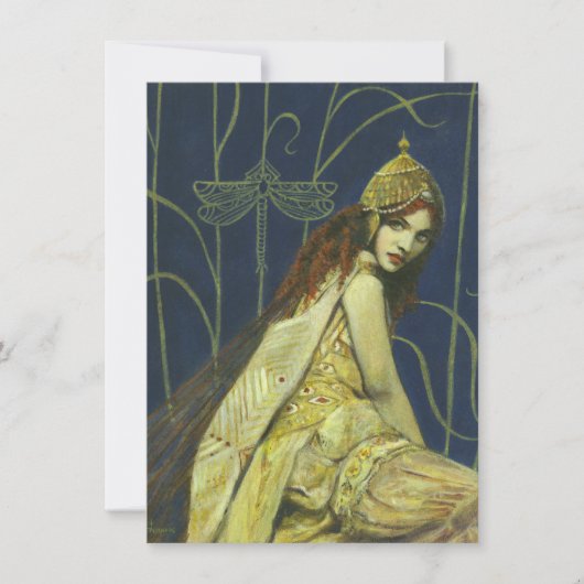 ゴシック様式ニンフ招待状 招待状 (正面)