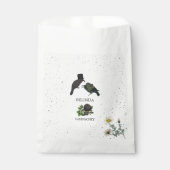 ゴシック様式ハロウィーンブラックバラ結婚ズクロース フェイバーバッグ (正面)