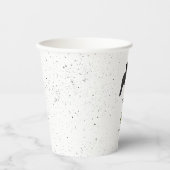 ゴシック様式ハロウィーンブラックバラ結婚ズクロース 紙コップ (正面)