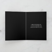 ゴシック様式ハートのバレンタインデー シーズンカード (内部)