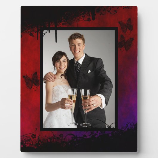 ゴシック様式ハート フォトプラーク (正面)