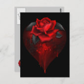 ゴシック様式ハート ポストカード (正面/裏面)