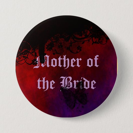 ゴシック様式ハート 缶バッジ (正面)