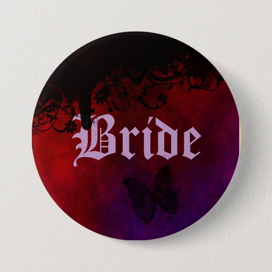 ゴシック様式ハート 缶バッジ (正面)