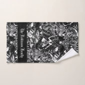 ゴシック様式バプホメットこうもりスカルゴシック バスタオルセット (ハンドタオル)