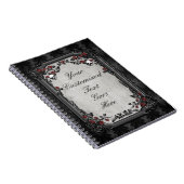 ゴシック様式バラ及びスカル ノートブック (右側)