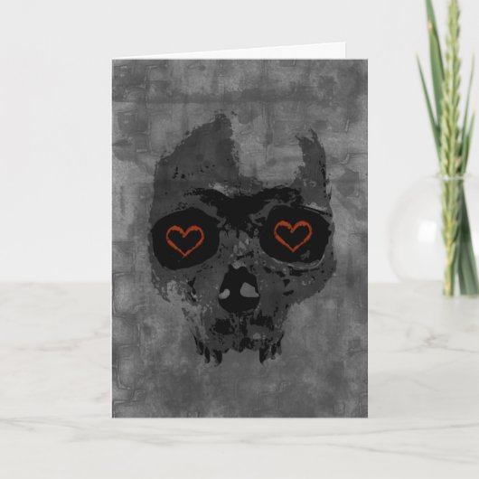 ゴシック様式バレンタインデーカード シーズンカード (正面)