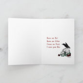 ゴシック様式バレンタイン シーズンカード (内部)