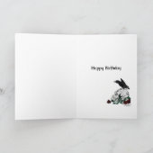 ゴシック様式バースデー・カード カード (内部)