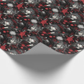 ゴシック様式パンク代替クリスマスフェアリー ラッピングペーパー (角)