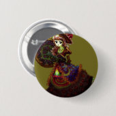ゴシック様式ビクトリアンな日本製アニメの吸血鬼の中世ヴィンテージ 缶バッジ (正面&裏面)