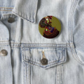 ゴシック様式ビクトリアンな日本製アニメの吸血鬼の中世ヴィンテージ 缶バッジ (インサイチュ)