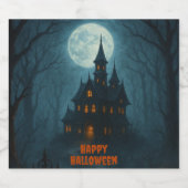 ゴシック様式ファンタジー | キャッスル幽霊のよく出る&ミスティ・ムーンライト ビールラベル (シングルラベル)