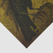 ゴシック様式ブラックオレンジカラスの切り離 薄葉紙 (詳細)